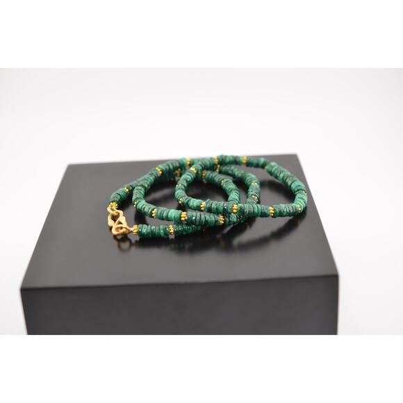 Rachel Reinhardt Malachite Snake Connector Bracelet 3 Piece Set - Picture 3 of 3